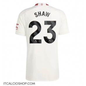 Manchester United Luke Shaw #23 Terza Maglia 2023-24 Manica Corta